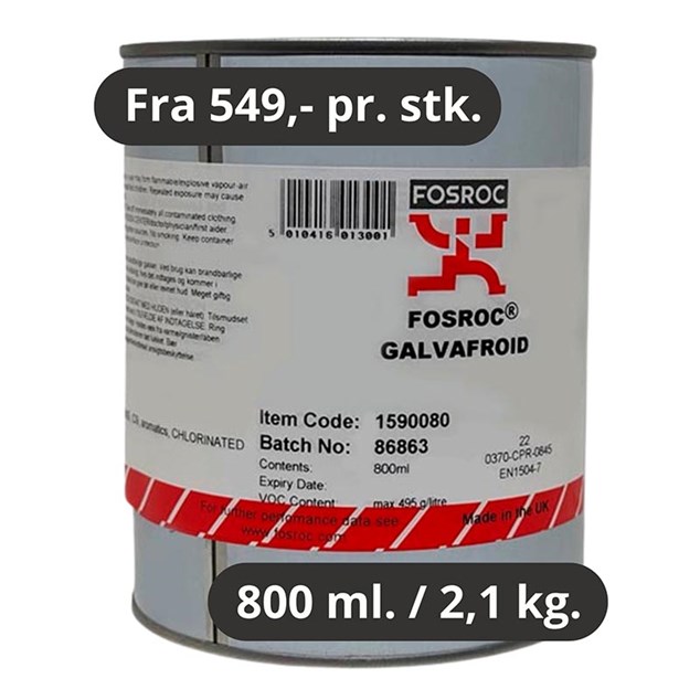 Galvafroid zinkmaling - 800 ml.