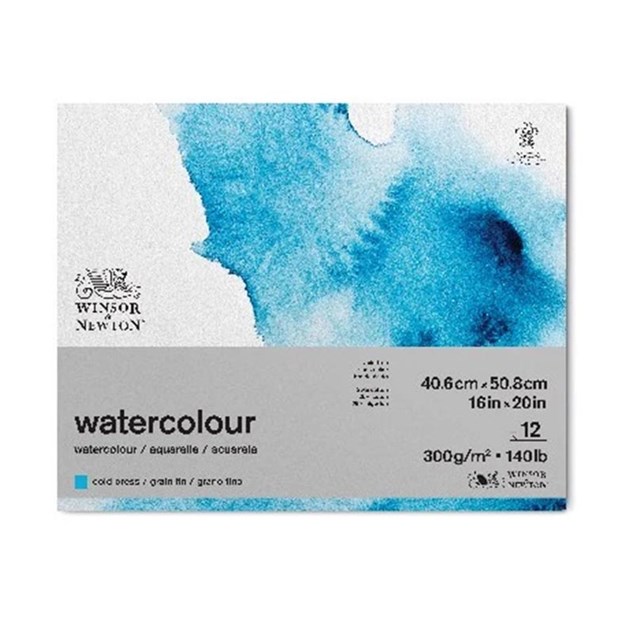 Winson & Newton watercolour - 40,6 x 50,8 cm. aquaralblok