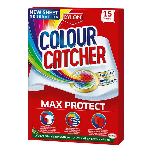 Dylon Colour Catcher – 15 stk. beskyt tøjet mod farveoverførsel