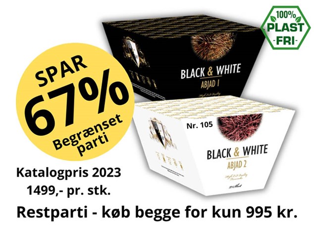 Restparti - Spar 67% - Abjad 1+2 viftebatteri - Nr. 105