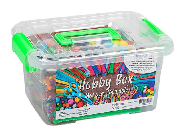 Hobby Box – 1600 dele til kreative projekter