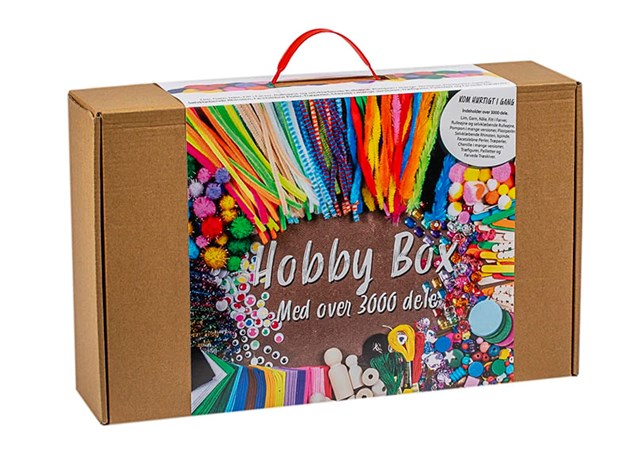 Hobby Box – komplet kasse med hele 3000 dele 