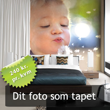 #1 på vores liste over fototapeter er Fototapet